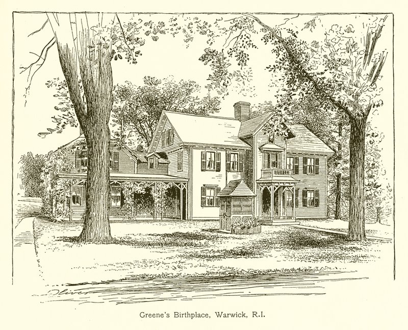 Lugar de Nacimiento de Greene, Warwick, R.I de American School
