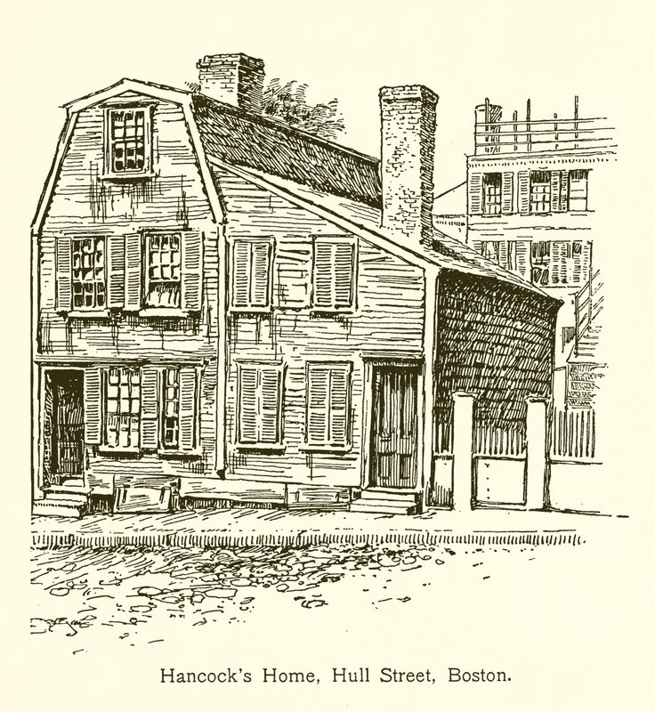 Casa de Hancock, Hull Street, Boston de American School