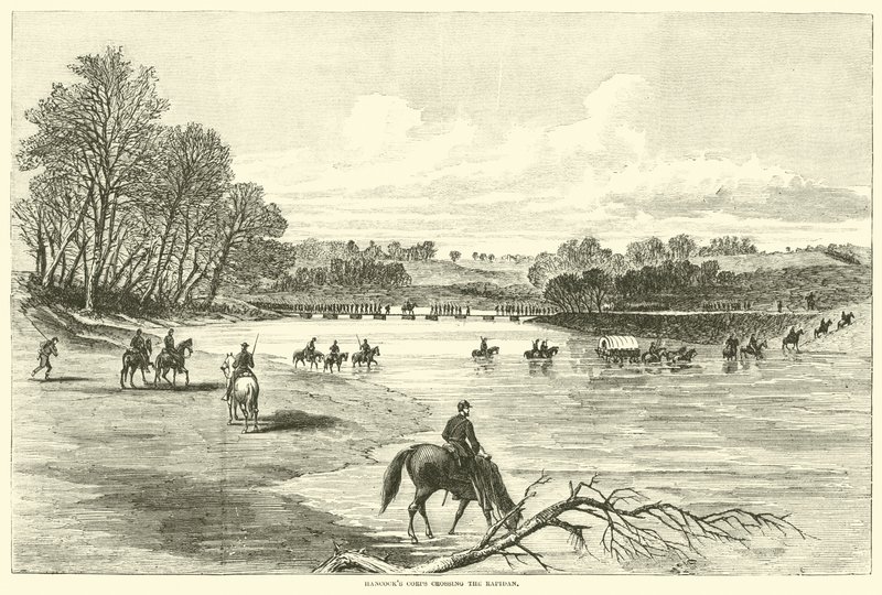 El cuerpo de Hancock cruzando el Rapidan, mayo de 1864 de American School