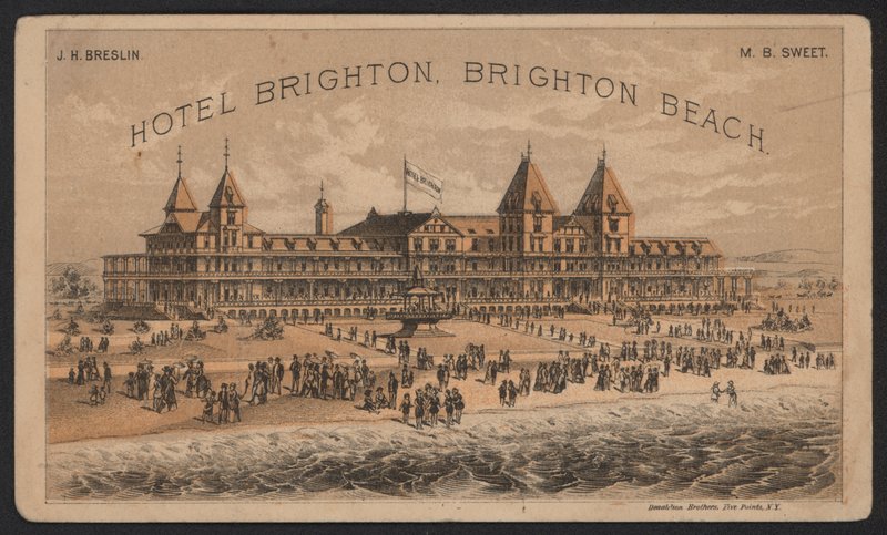 Tarjeta comercial de hotel de American School