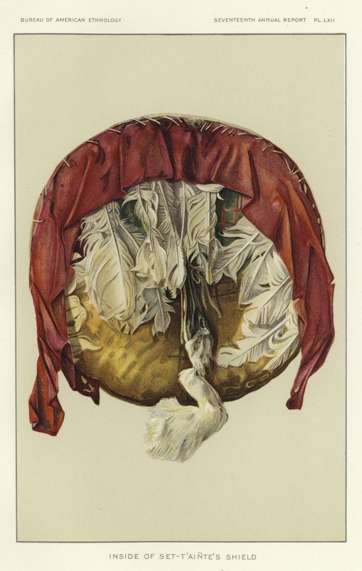 Interior del escudo de Set-Taintes de American School