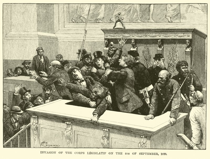 Invasión del Cuerpo Legislativo el 4 de septiembre de 1870 de American School