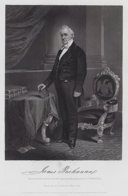 James Buchanan (grabado) de American School