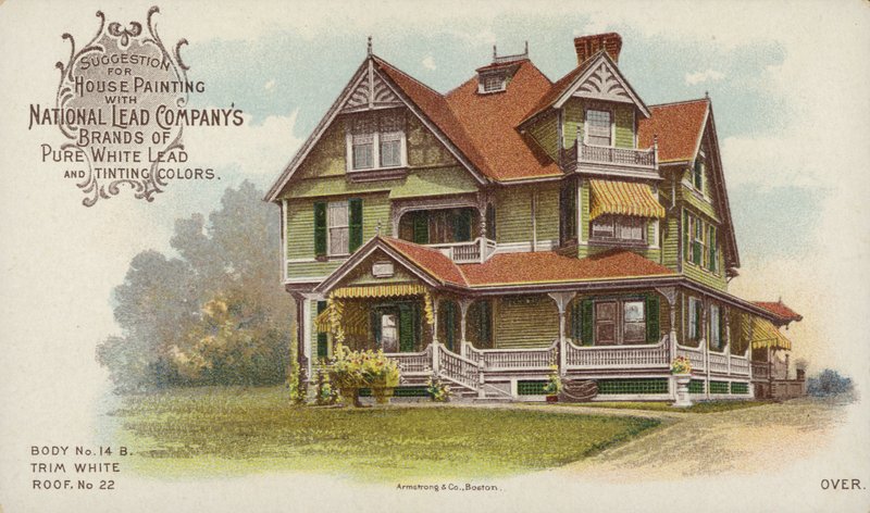 Casa grande independiente, anuncio de pintura de casas de American School
