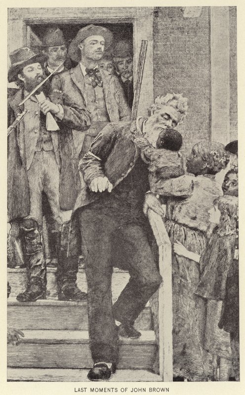 Últimos momentos de John Brown (litografía) de American School