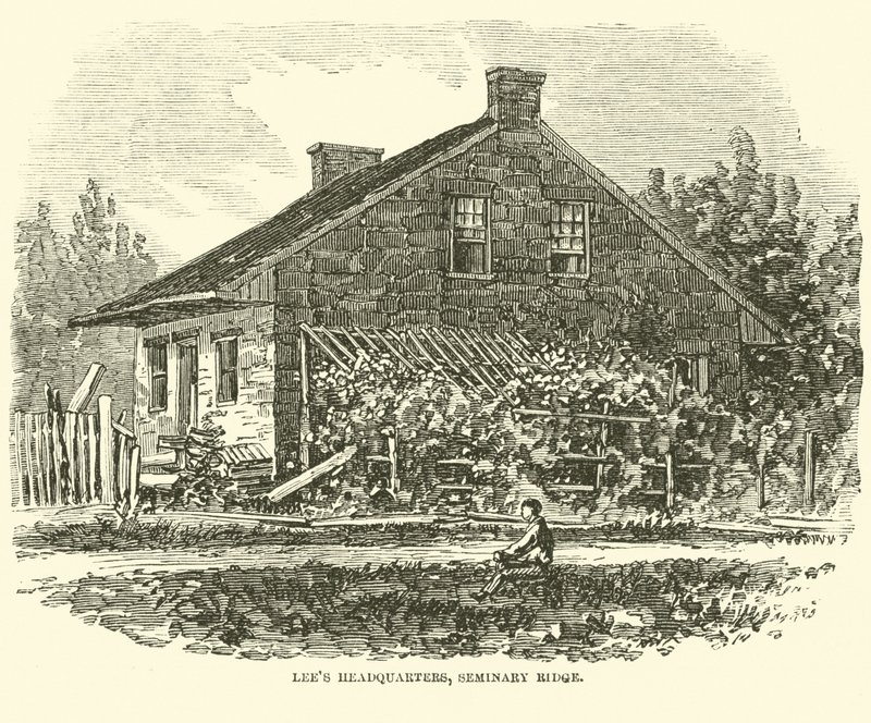Cuartel general de Lee, Seminary Ridge, julio 1863 de American School