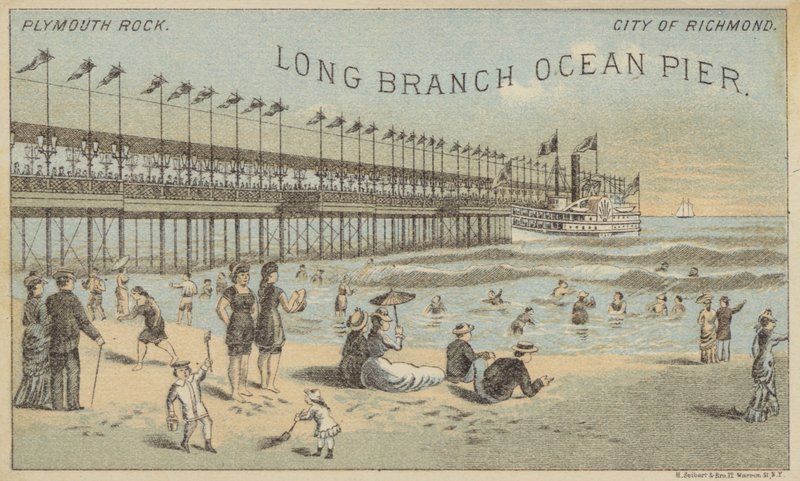 Muelle del océano de Long Branch de American School