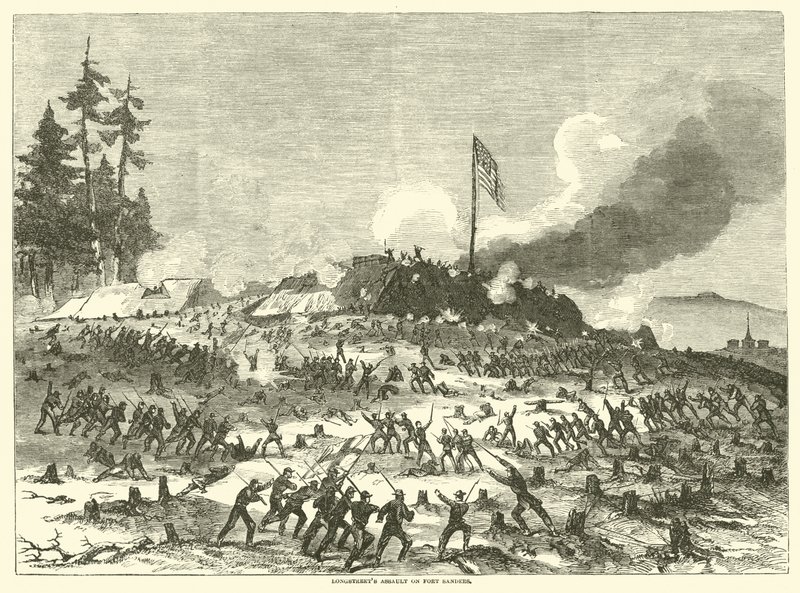 Asalto de Longstreet a Fort Sanders, noviembre de 1863 de American School