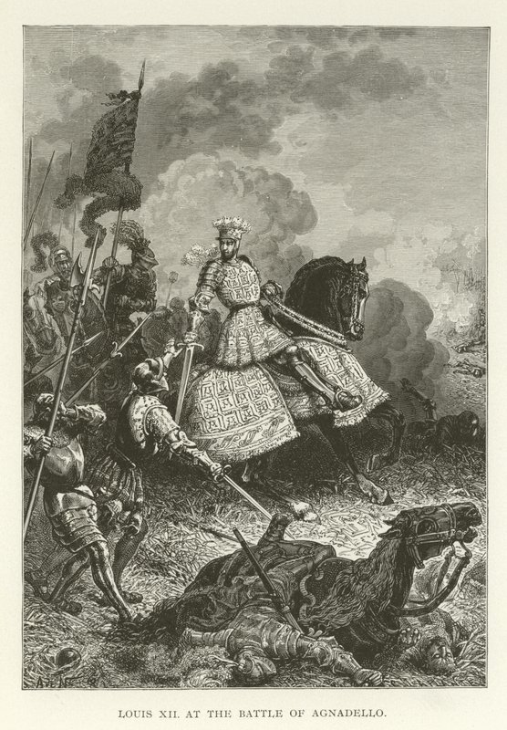 Luis XII en la Batalla de Agnadello de American School
