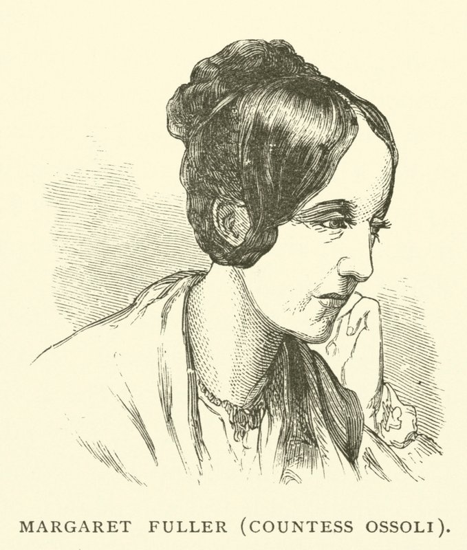 Margaret Fuller, condesa Ossoli, periodista estadounidense y defensora de los derechos de la mujer (grabado) de American School