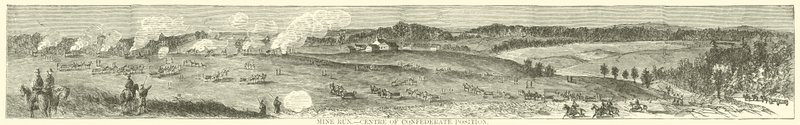 Mine Run, centro de la posición confederada, noviembre de 1863 de American School