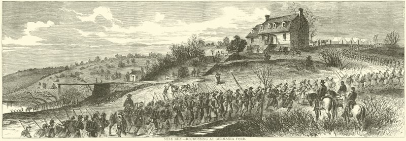 Mine Run, recrossing at Germania Ford, noviembre de 1863 de American School