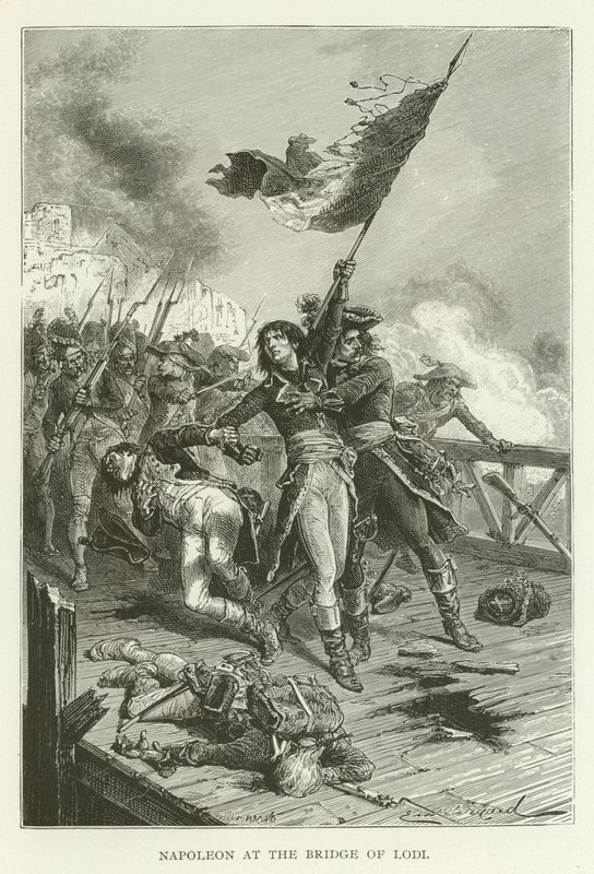 Napoleón en el Puente de Lodi de American School