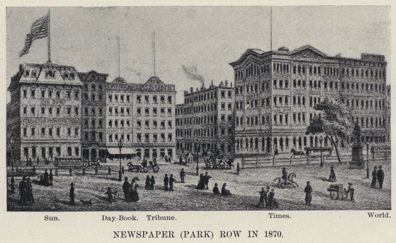 Fila de Periódicos (Park) en 1870 de American School
