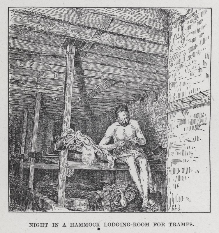 Noche en una Habitación de Hamacas para Vagabundos de American School