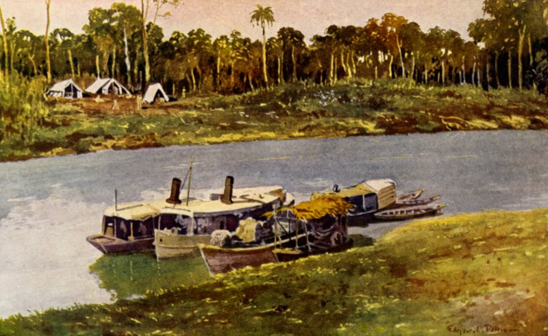 En el Alto Amazonas (litografia en color) de American School
