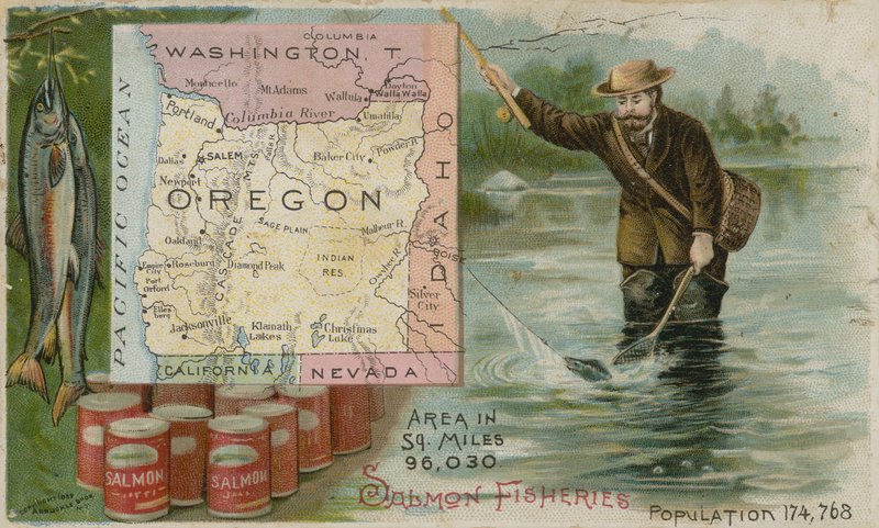 Oregón - Pesquerías de salmón de American School