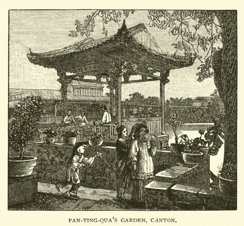 Jardín Pan-ting-Qua, Cantón de American School