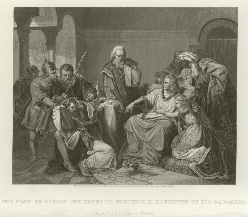 Complot para envenenar al Emperador Federico II de American School
