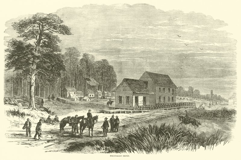 Depósito de Pocotaligo, enero 1865 de American School