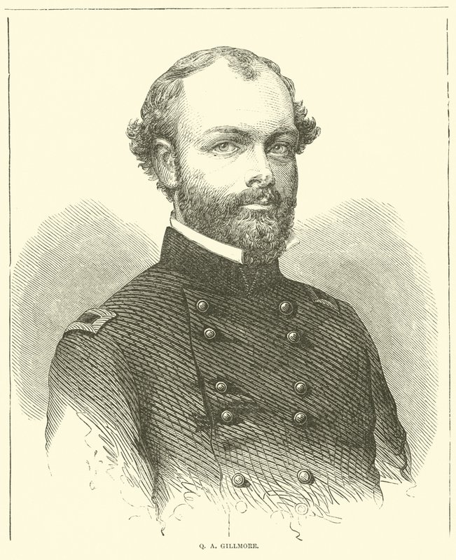 Q A Gillmore, julio 1863 de American School