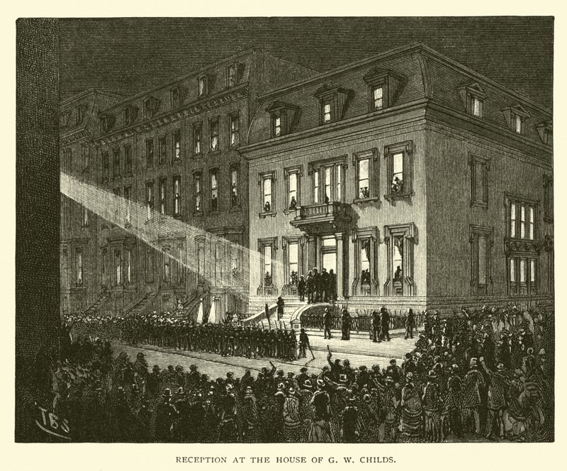 Recepción en la Casa de G W Childs de American School