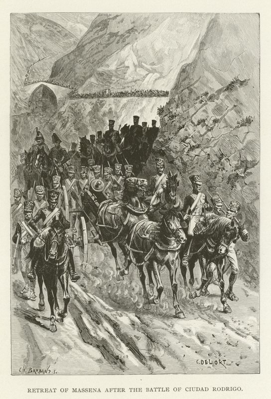La retirada de Massena después de la Batalla de Ciudad Rodrigo de American School