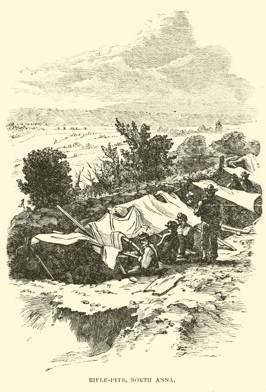 Trincheras, North Anna, mayo de 1864 de American School