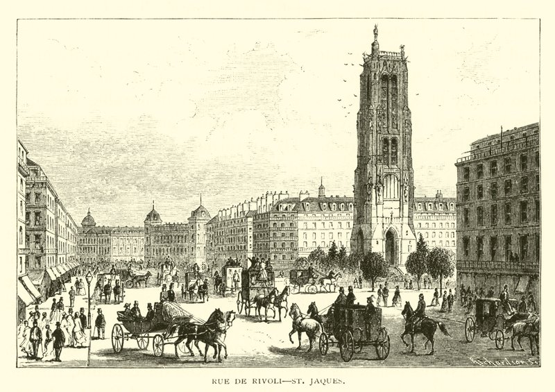 Rue de Rivoli, San Jaques de American School