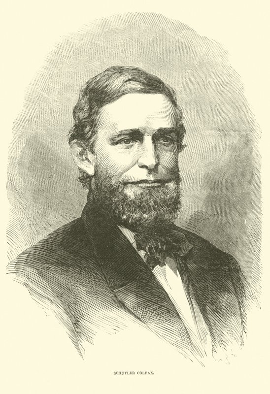 Schuyler Colfax, diciembre 1865 de American School