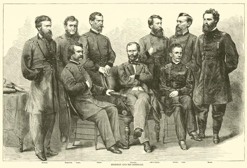 Sherman y sus generales, noviembre 1864 de American School