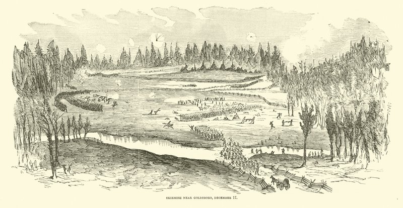 Escaramuza cerca de Goldsboro, 17 de diciembre, diciembre 1862 de American School