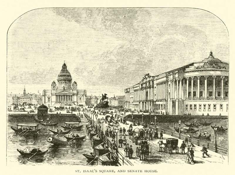 Plaza de San Isaac y Casa del Senado de American School