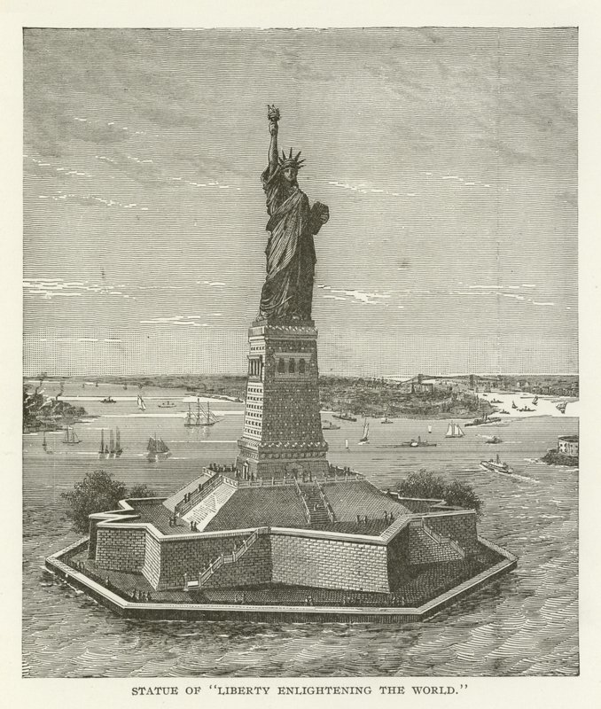 Estatua de la Libertad Iluminando el Mundo de American School