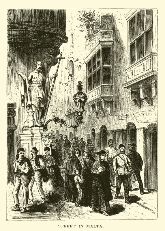 Calle en Malta de American School