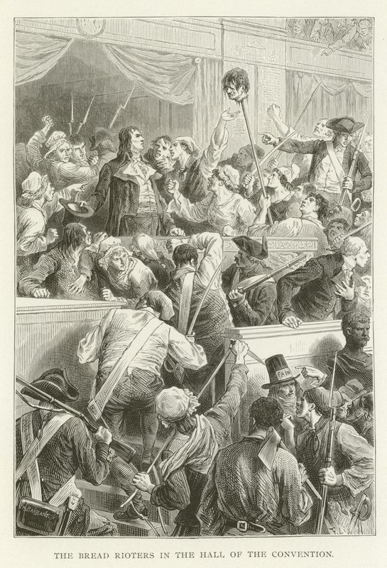 Los amotinados del pan en el Salón de la Convención de American School