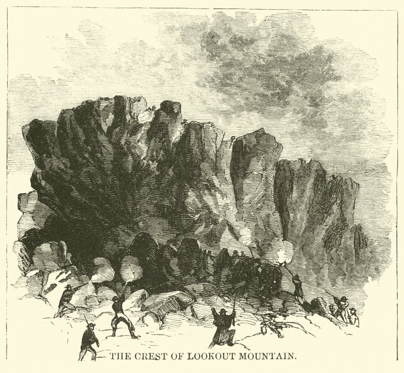 La Cresta de Lookout Mountain, noviembre de 1863 de American School