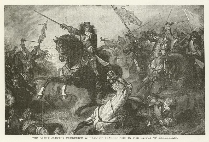 El Gran Elector Federico Guillermo de Brandeburgo en la batalla de Fehrbellin de American School