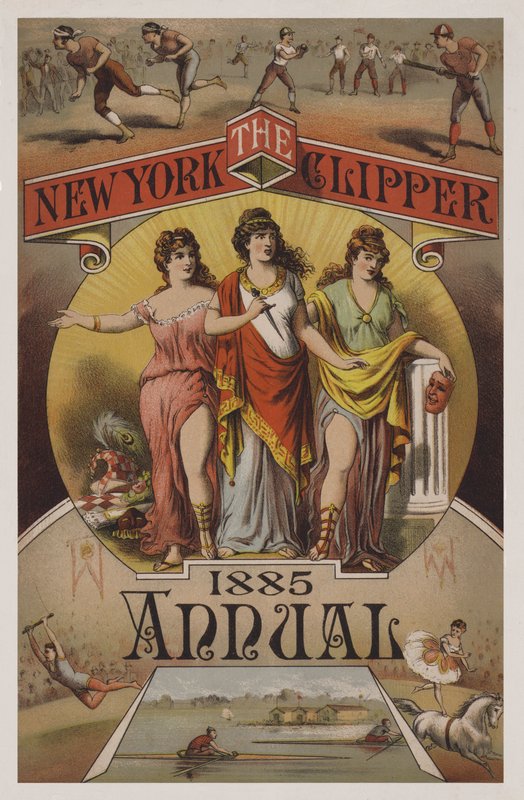 El Anuario del New York Clipper, 1885 de American School