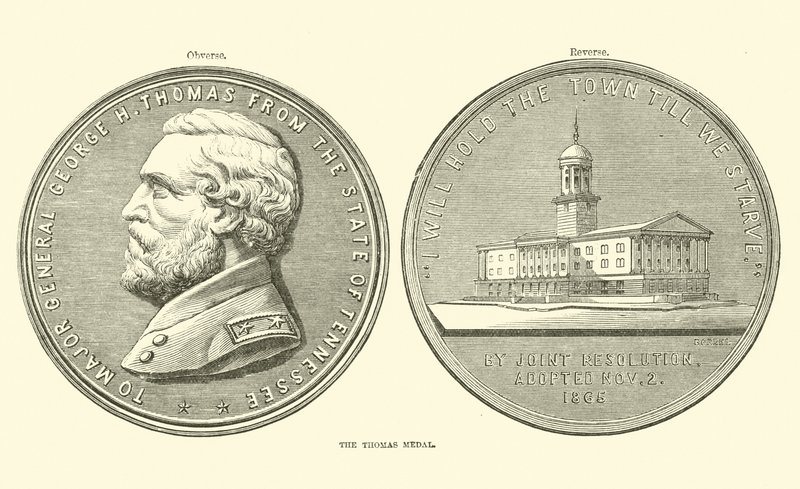 La Medalla Thomas, octubre de 1863 de American School