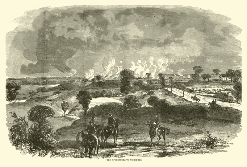 Los accesos a Vicksburg, mayo 1863 de American School