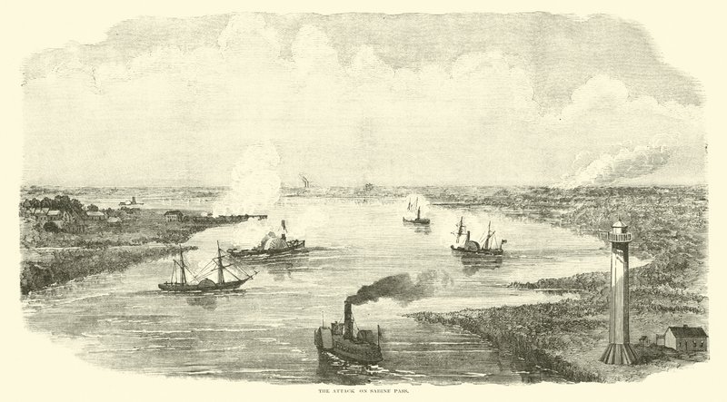El ataque a Sabine Pass, noviembre de 1863 de American School