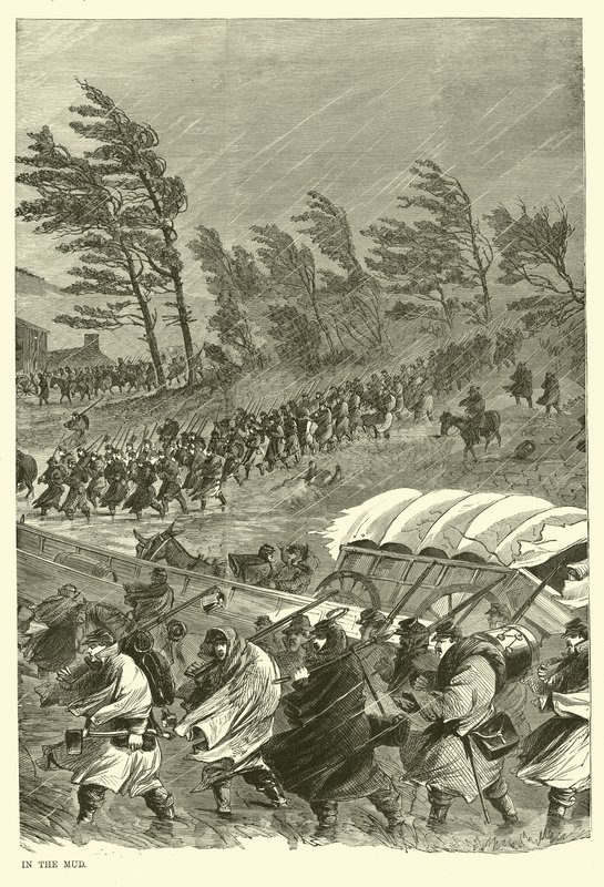 La campaña en el barro, enero 1863 de American School