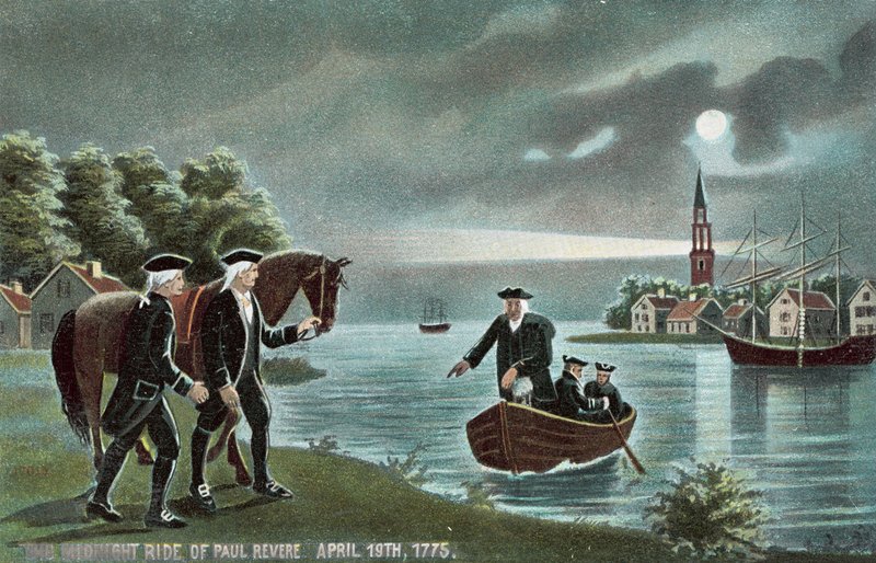 El viaje de medianoche de Paul Revere de American School