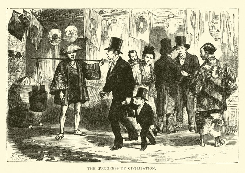 El progreso de la civilización de American School