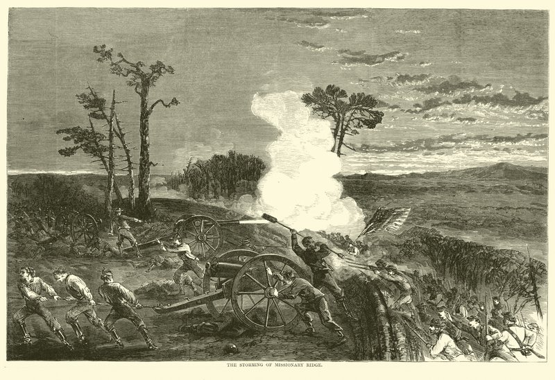 El asalto a Missionary Ridge, noviembre de 1863 de American School