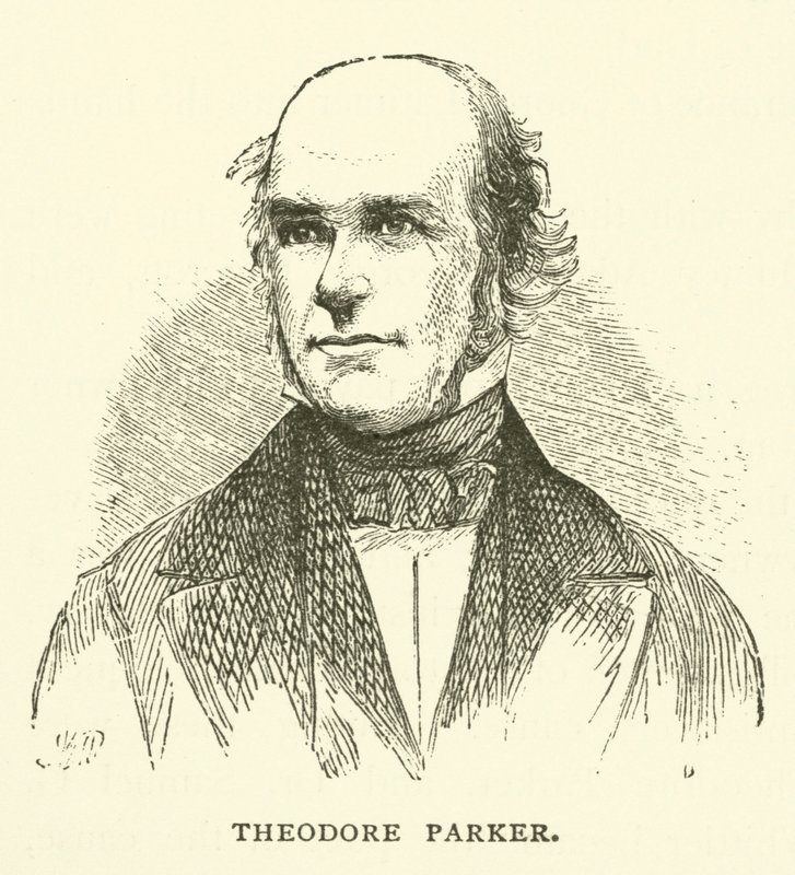 Theodore Parker, ministro unitario estadounidense, trascendentalista y abolicionista de American School