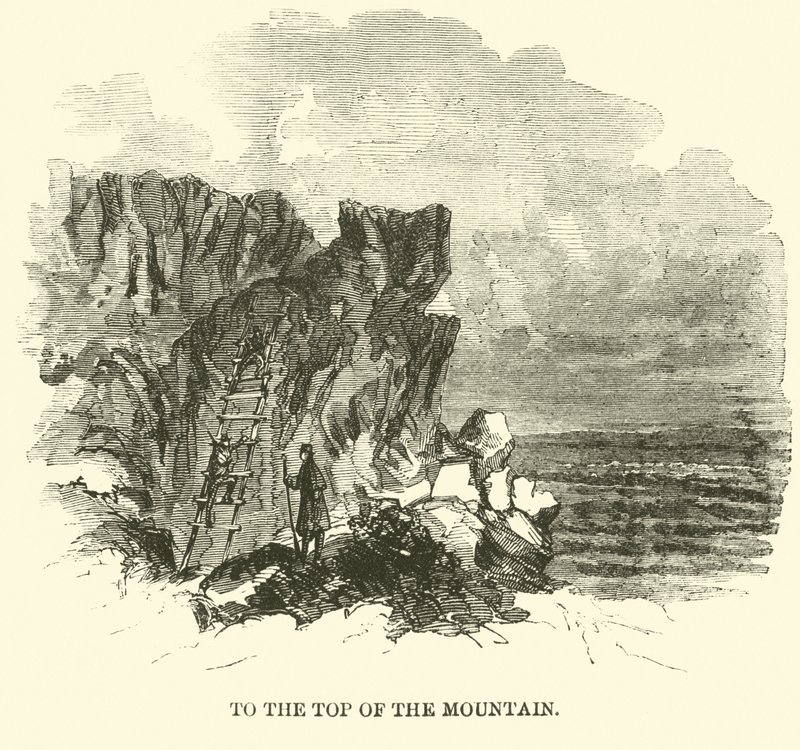Hasta la cima de la montaña, noviembre de 1863 de American School