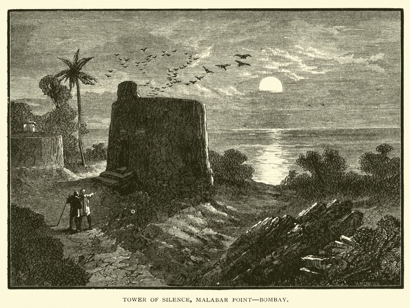 Torre del Silencio, Malabar Point, Bombay de American School