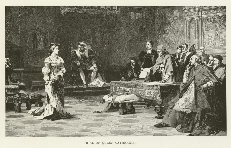 Juicio de la reina Catalina de American School